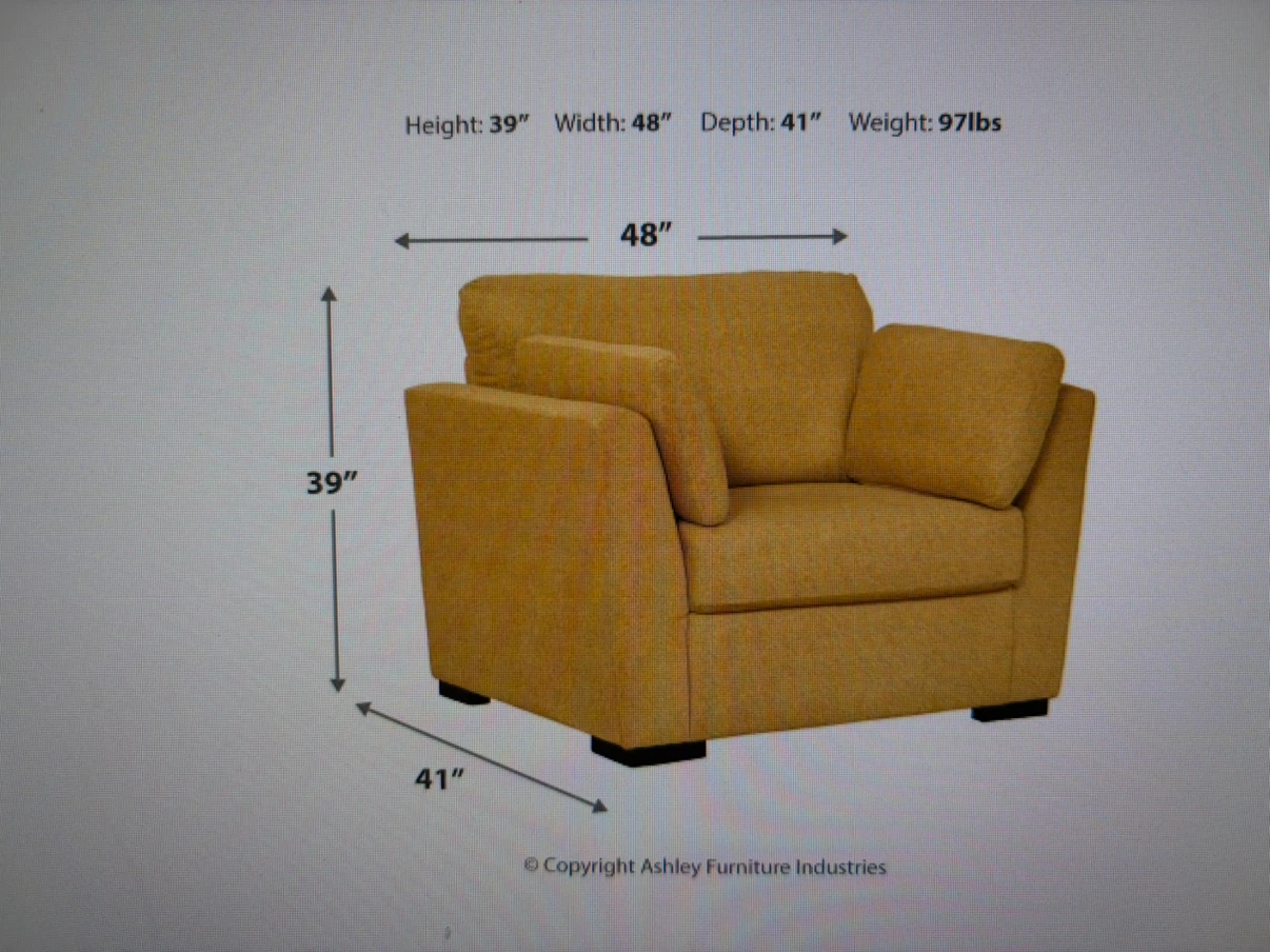 Yellow Accent Chair - photo 2