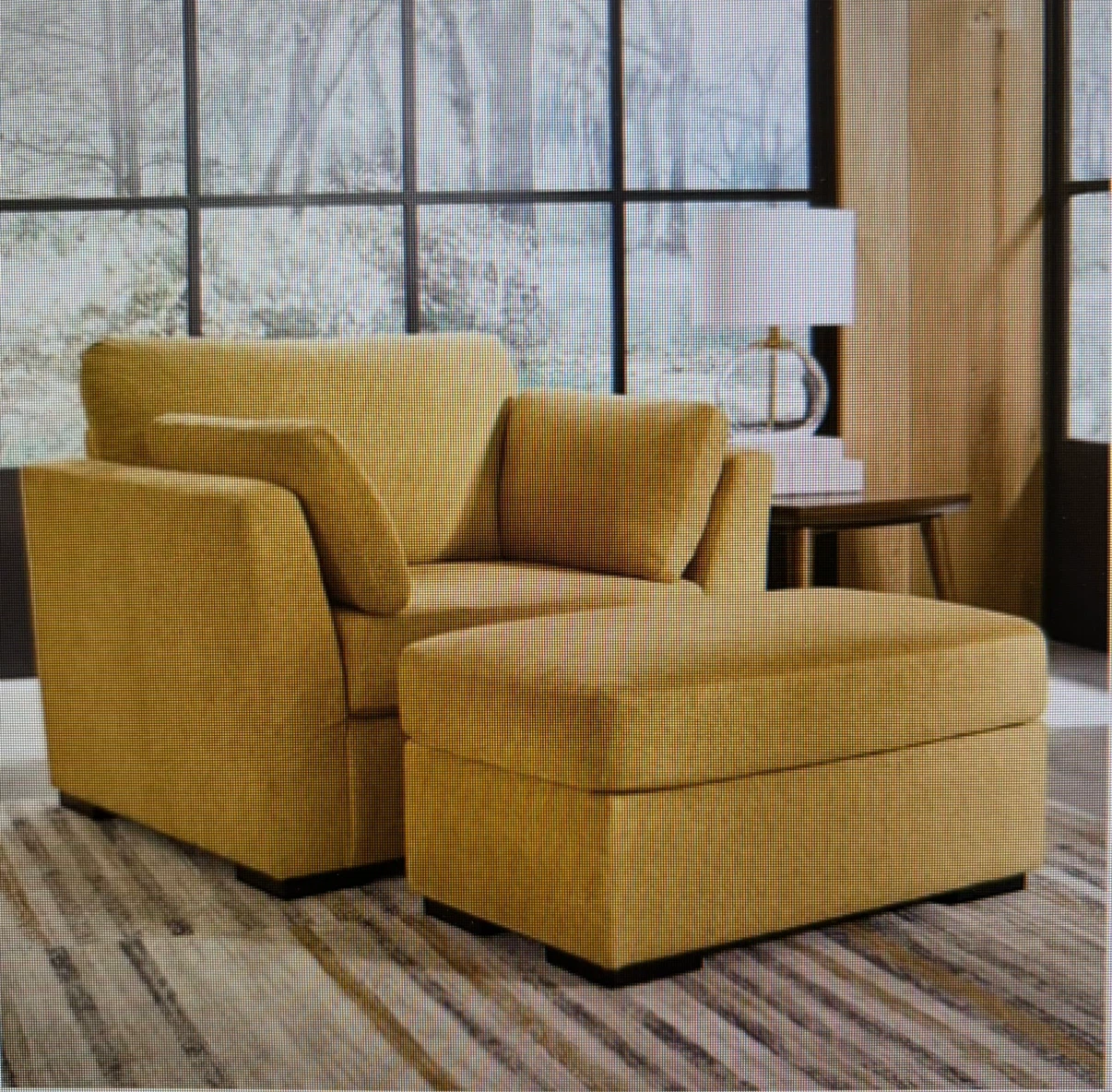 Yellow Accent Chair - photo 3