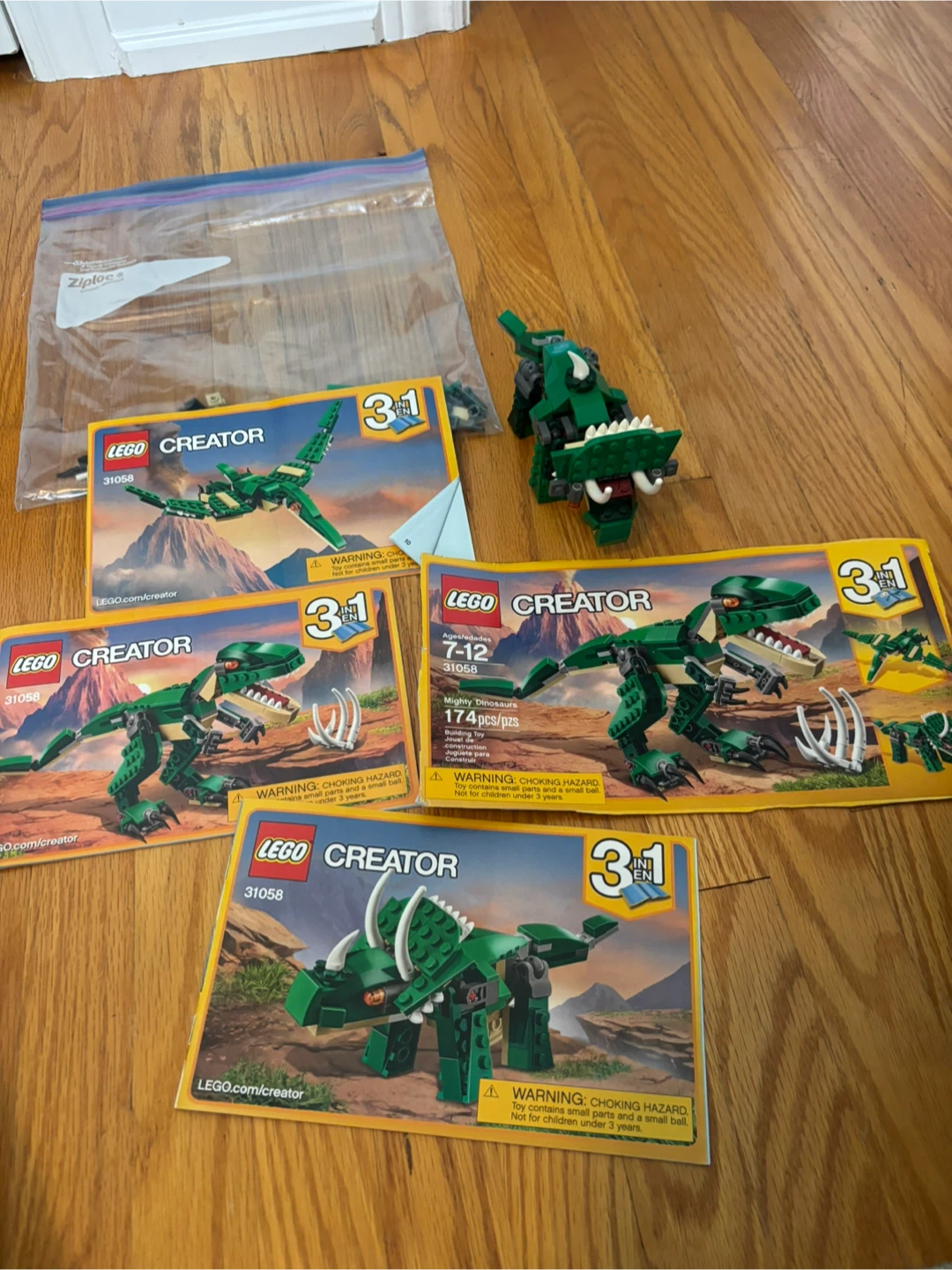 LEGO Creator 31058 Mighty Dinosaurs Set