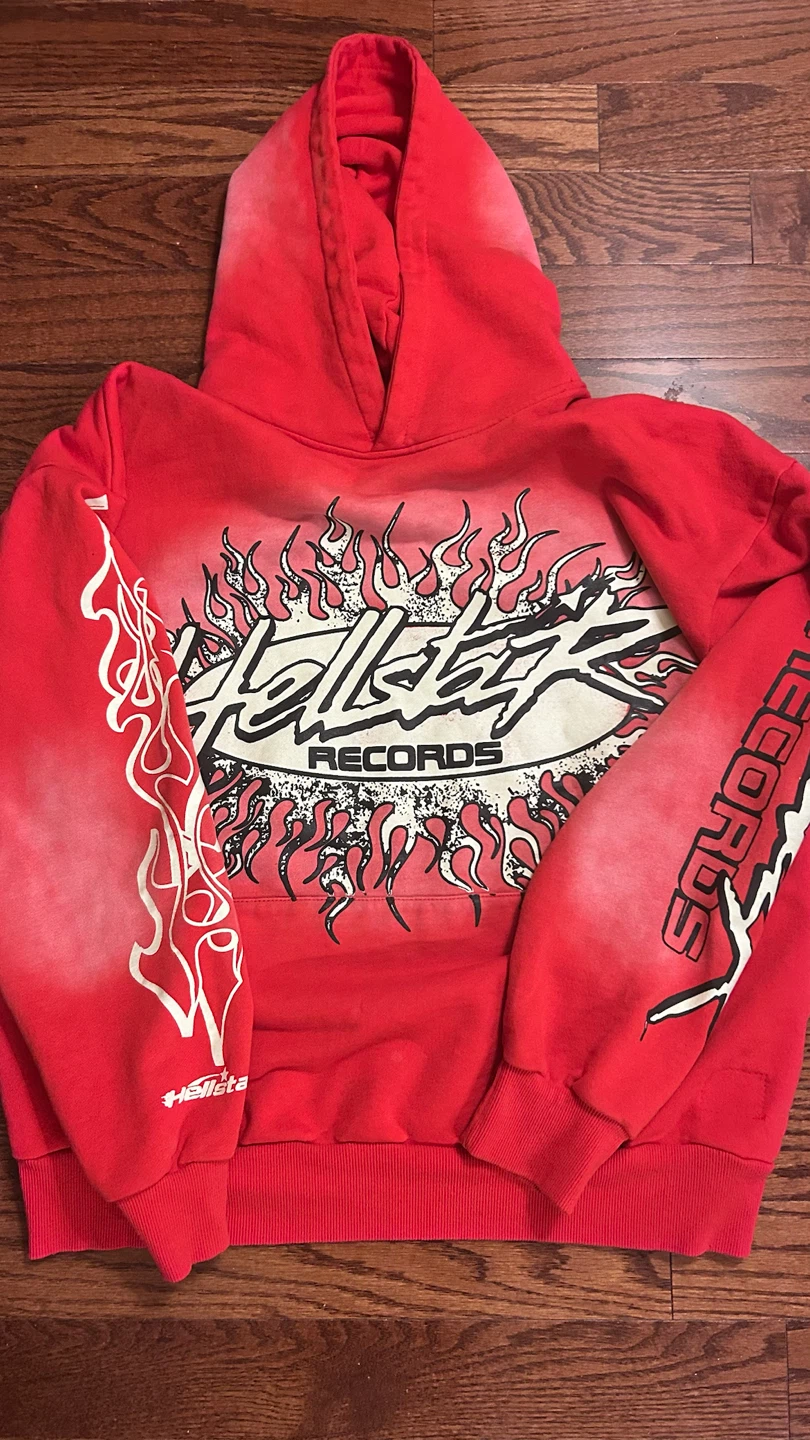 Hellstar Records Red Hoodie Medium