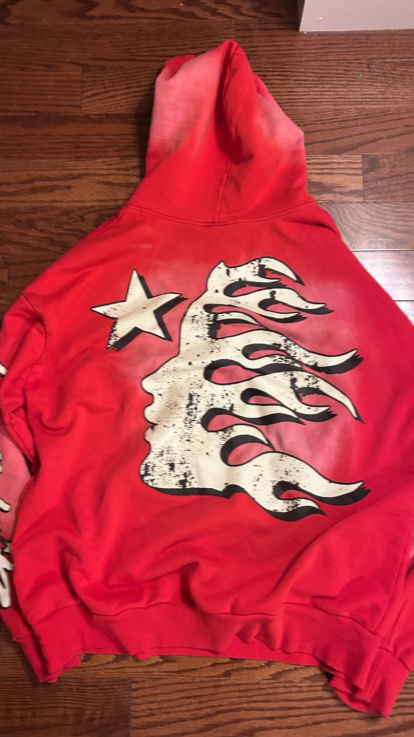 Hellstar Records Red Hoodie Medium - photo 2