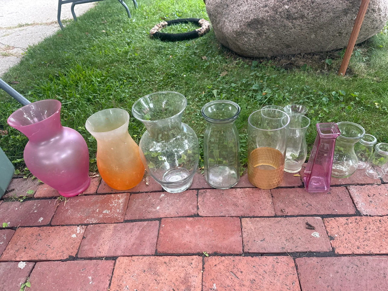 Assorted Glass Vases and Jars