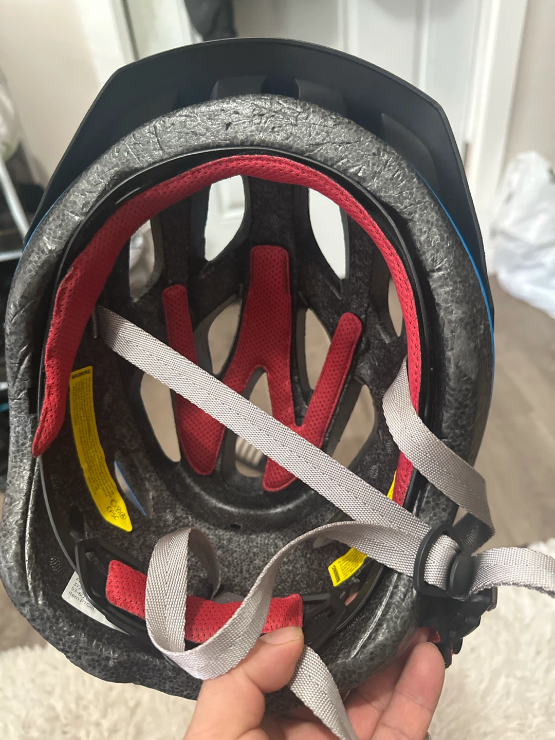 Freetown Blue Bicycle Helmet with Rear LED Light - photo 4