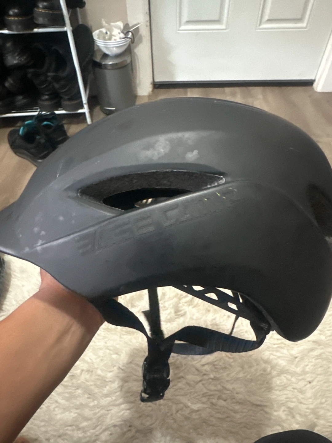 BASE CAMP Bike Helmet with Rear LED Light