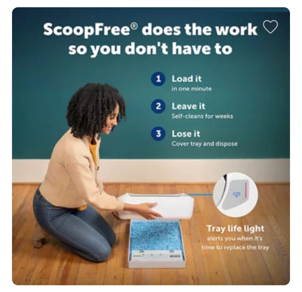 Like new! PetSafe ScoopFree Pro Hooded Self-Cleaning Litter Box - photo 4