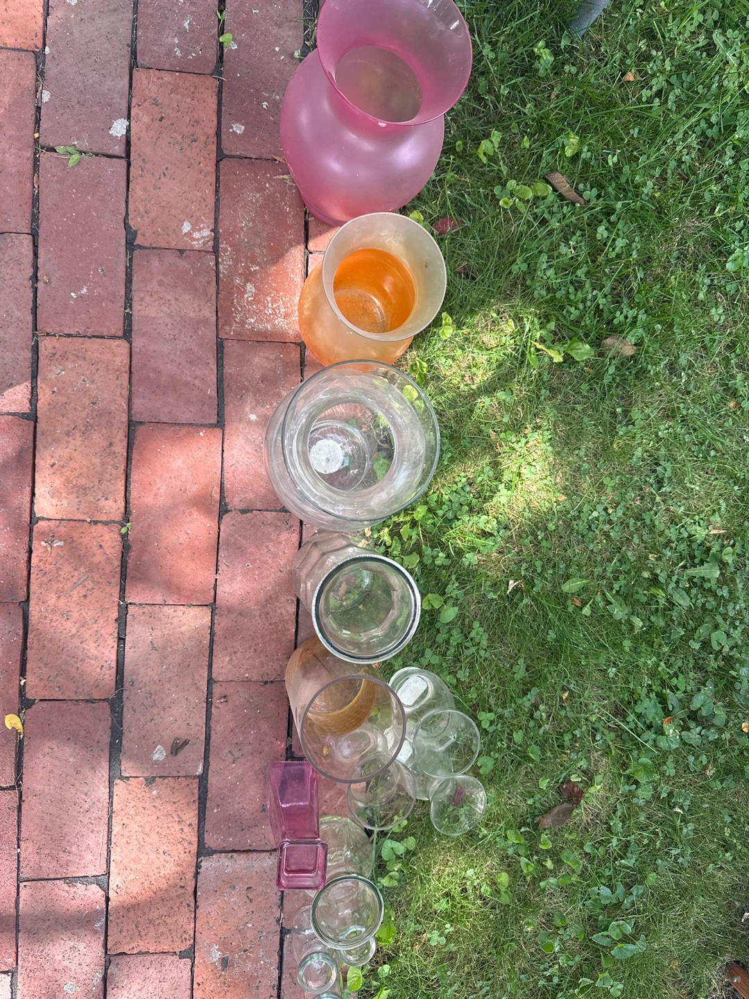 Assorted Glass Vases and Jars