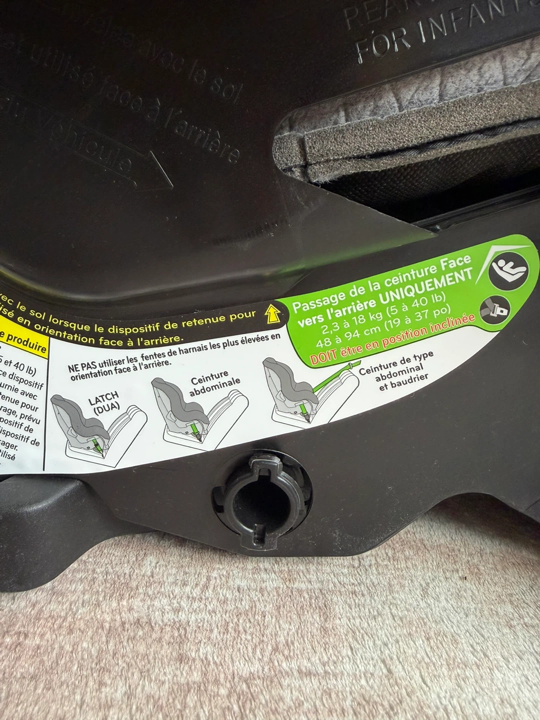 Evenflo Tribute LX Convertible Car Seat - Saturn Gray - photo 4