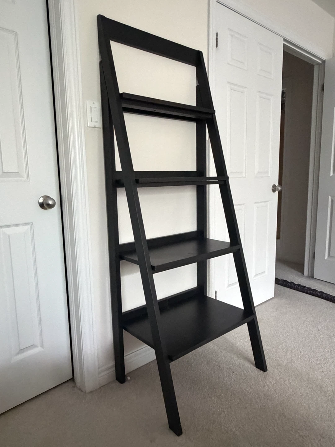 Ethan Allen Black Ladder Bookshelves - photo 2
