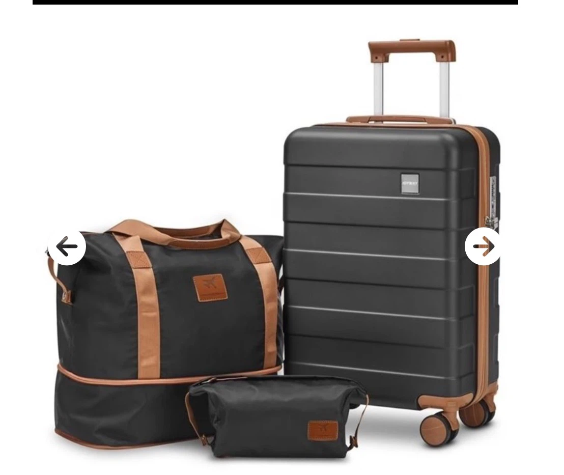 It luggage 3-piece set with 20-inch spinner suitcase