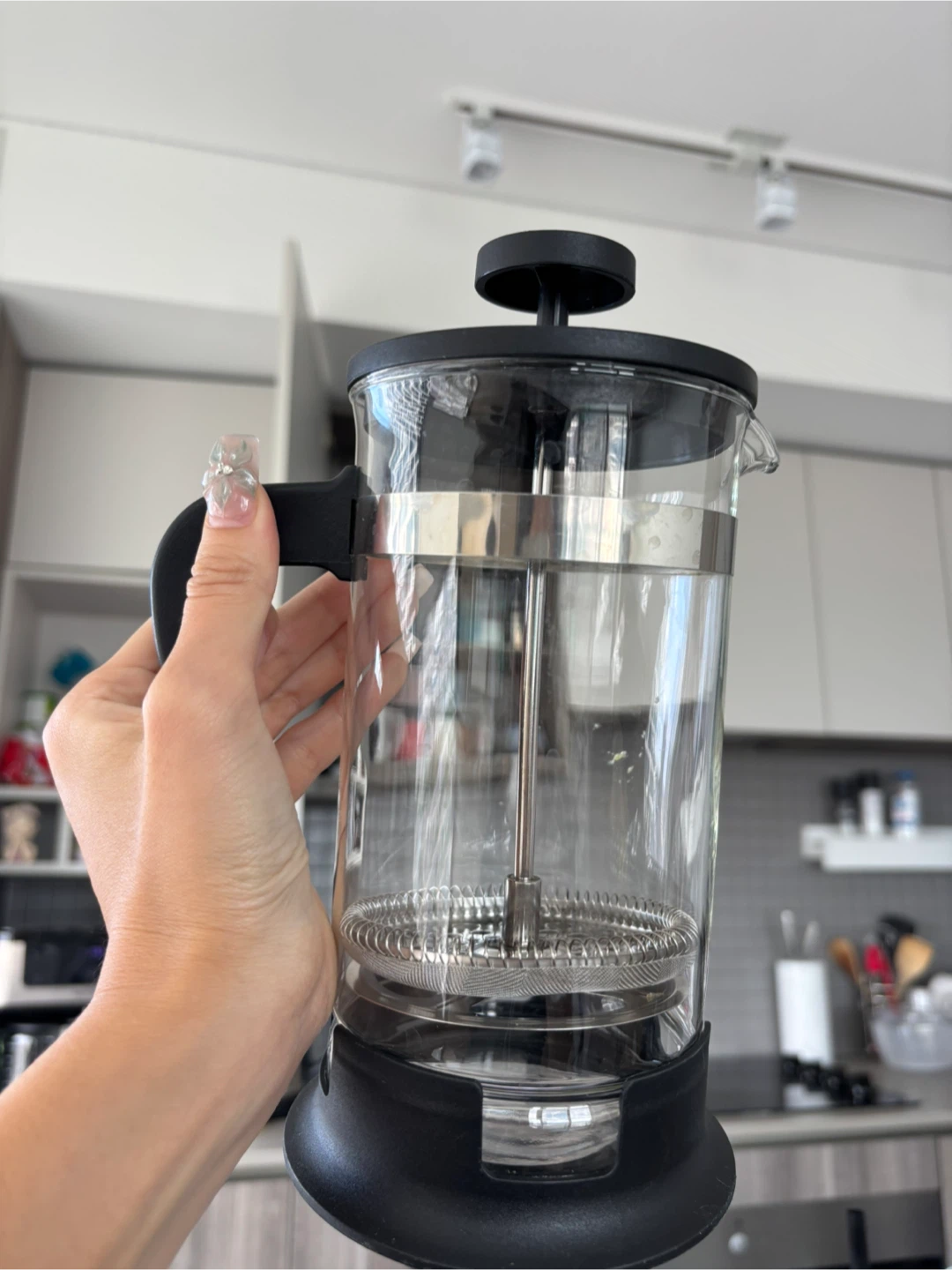 Glass Press Tea Maker