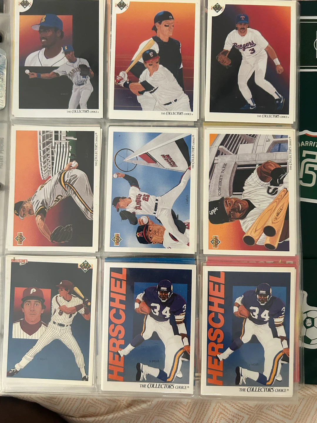 Collection of Baseball and Football Cards