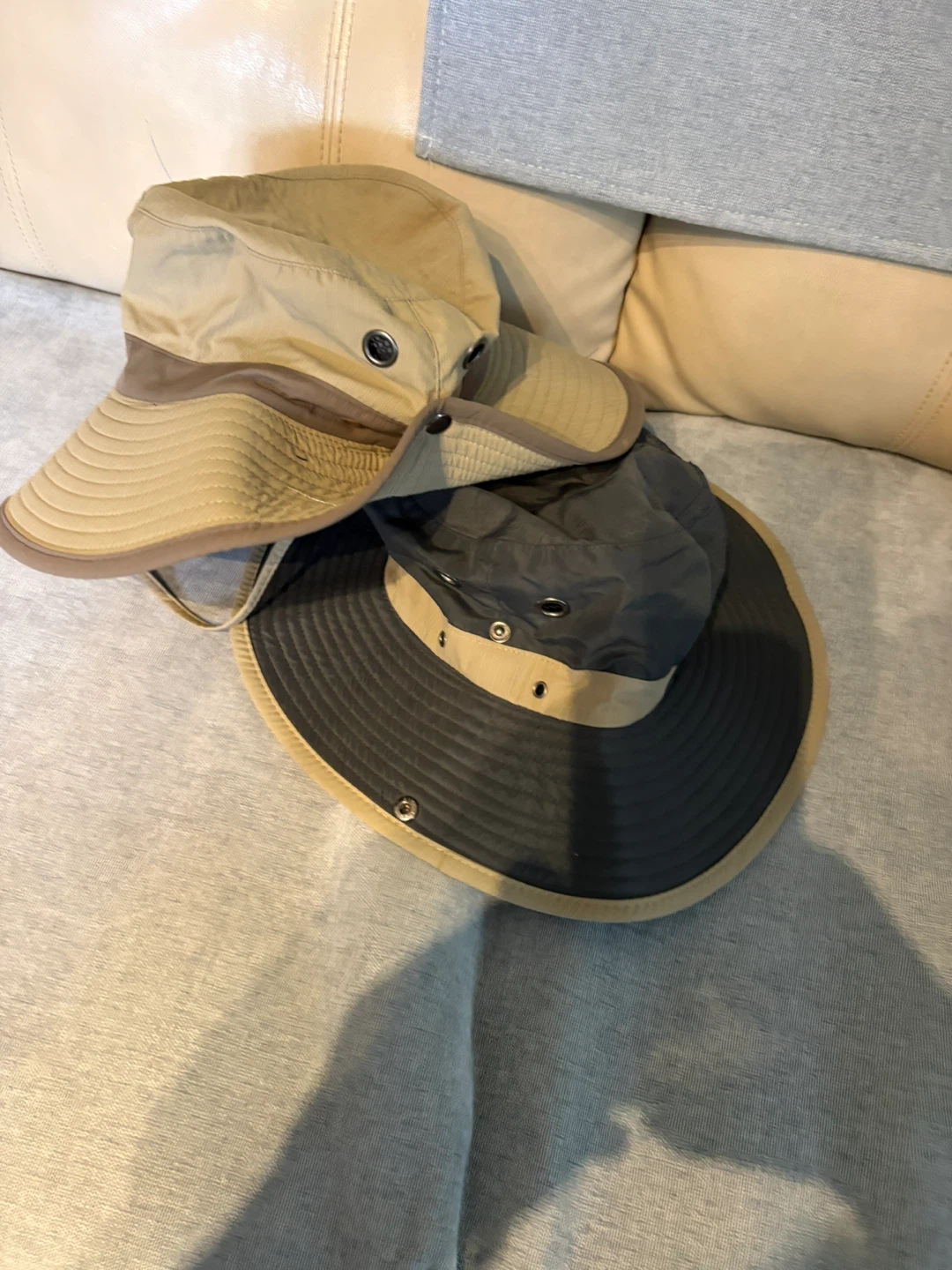 Bucket Hats - Khaki and Grey
