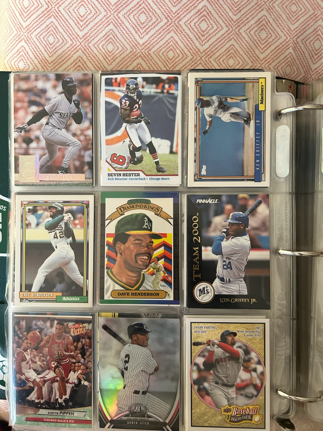Ken Griffey Jr. and Devin Hester Baseball/Football Cards