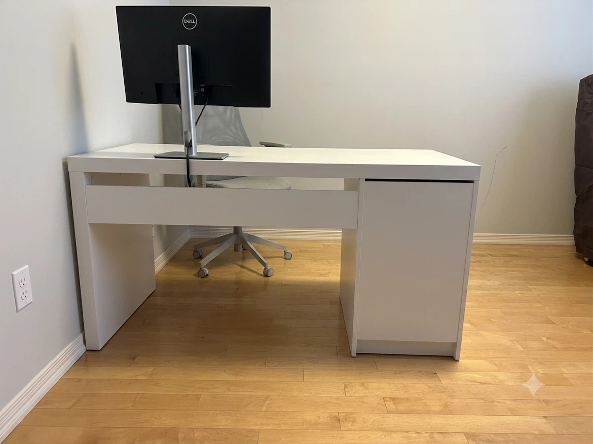 IKEA MALM Desk - White