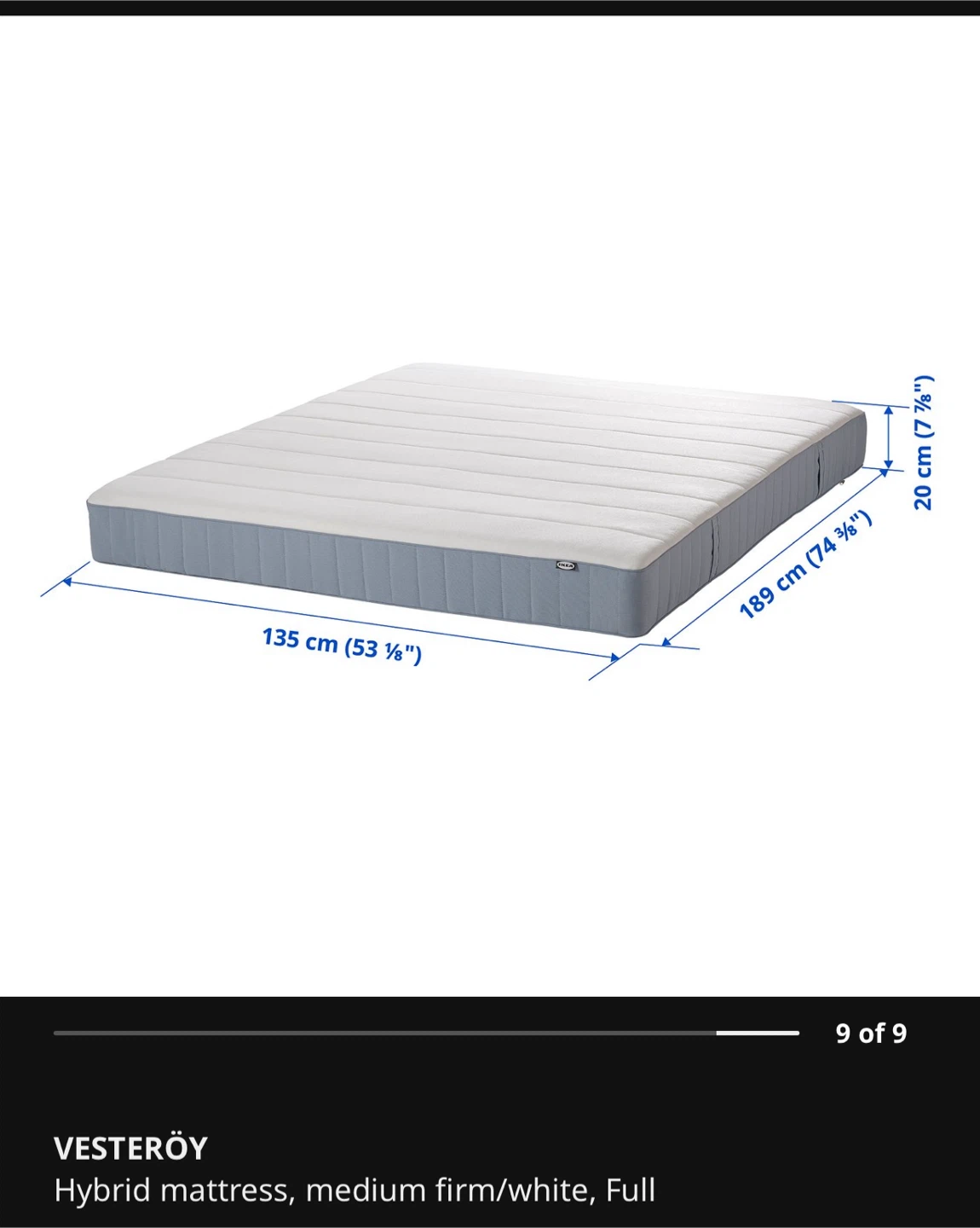 IKEA MALM Full / Double Bed with 2 Storage Drawers - photo 3