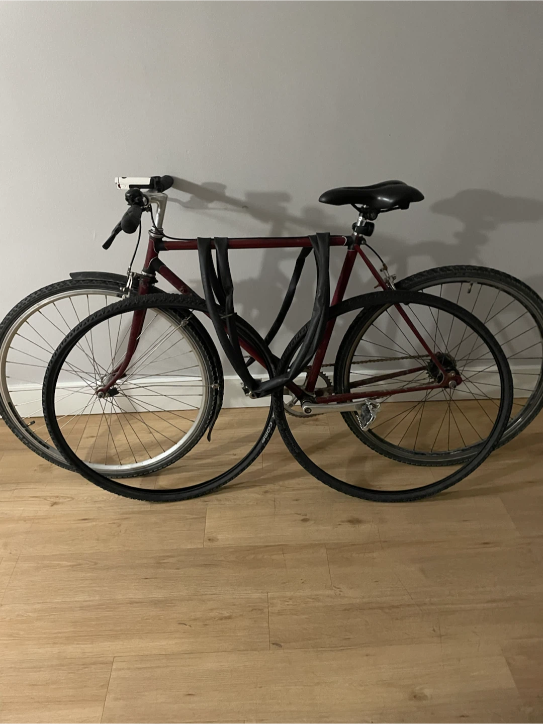 Used Maroon Hybrid Bike with Zoom Handlebars - photo 3