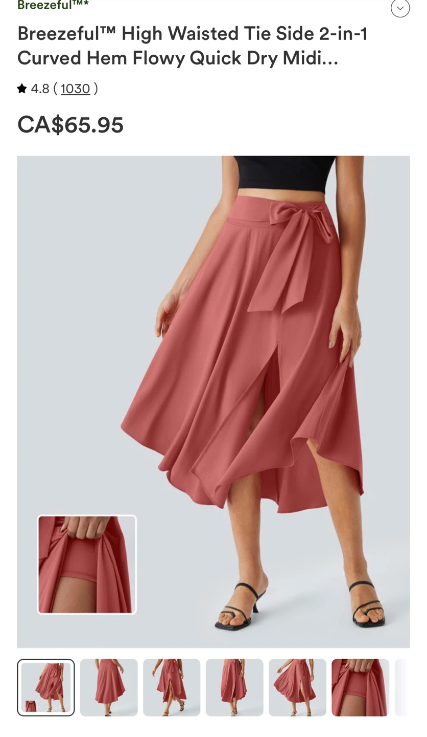 Breezeful High Waisted Midi Skirt medium - photo 2