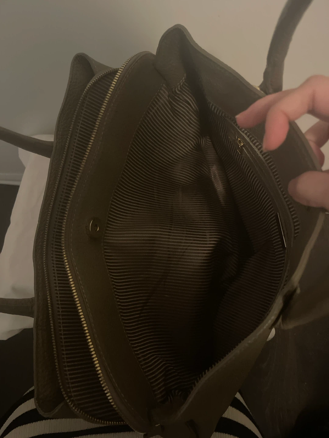 Hirofu-style leather handbag - photo 4