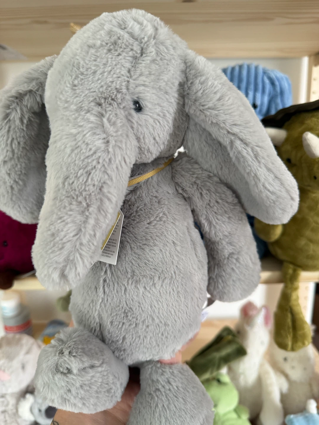 Jellycat-Luxe Thuddeus elephant