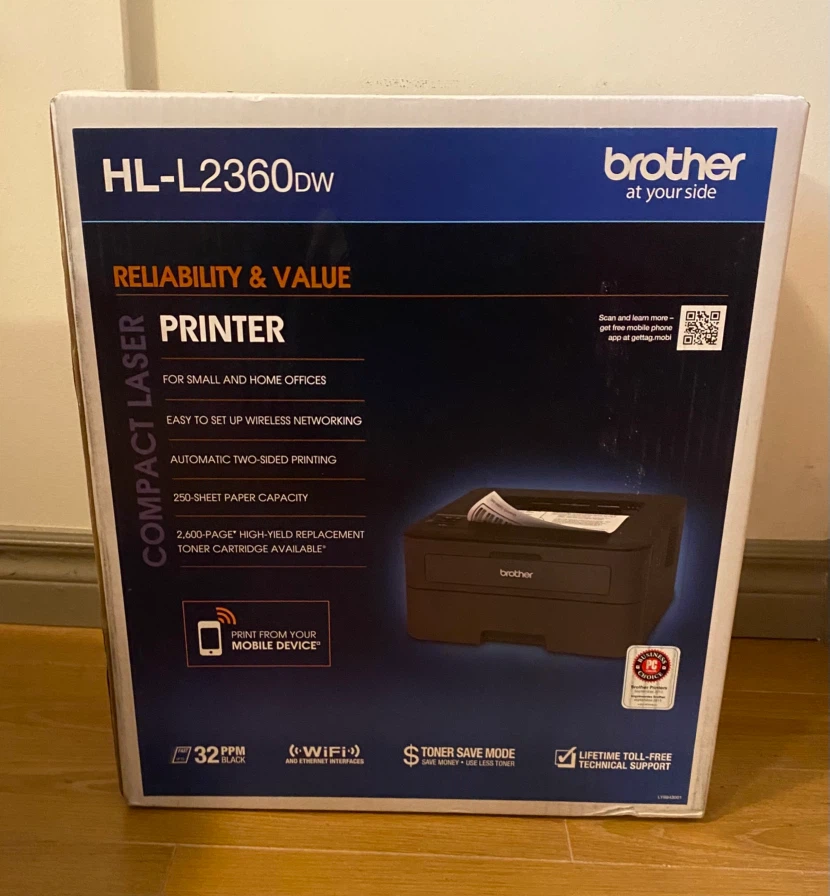 Brother HL-L2360DW Compact Laser Printer