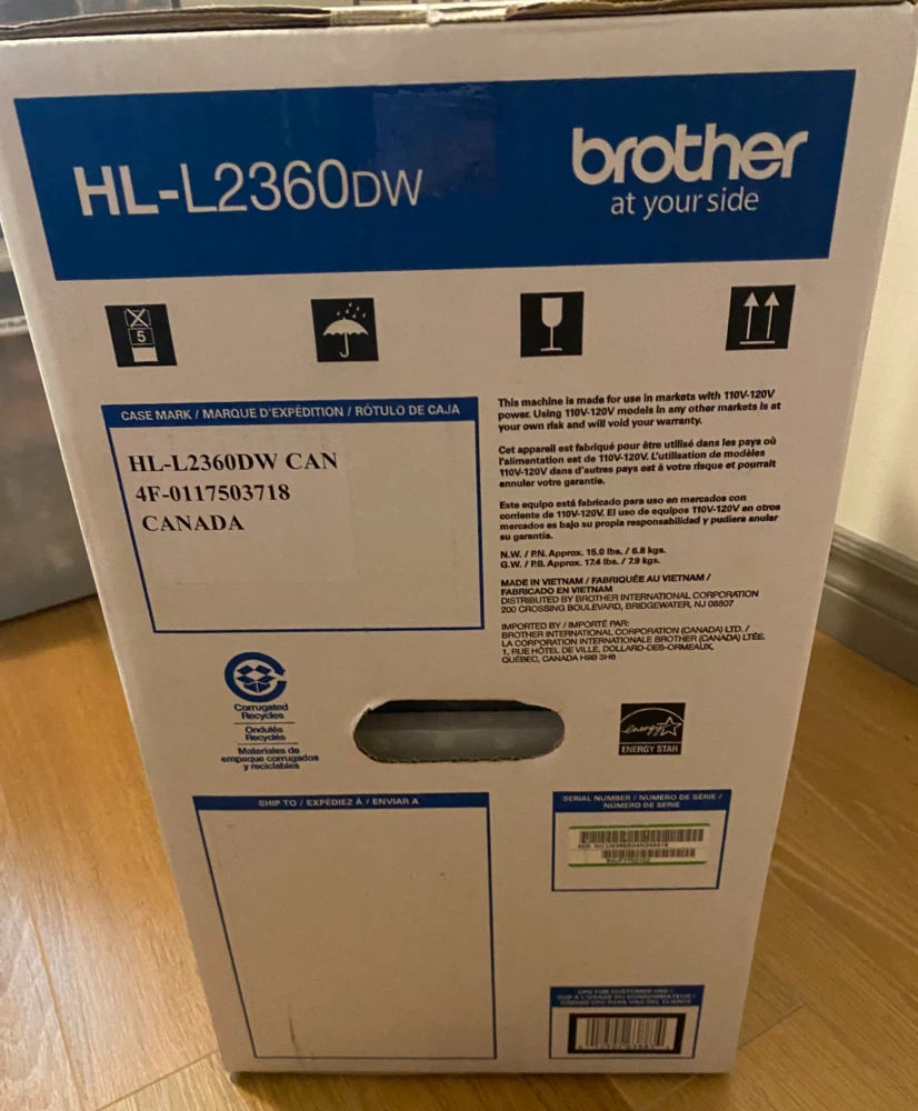 Brother HL-L2360DW Compact Laser Printer - photo 2