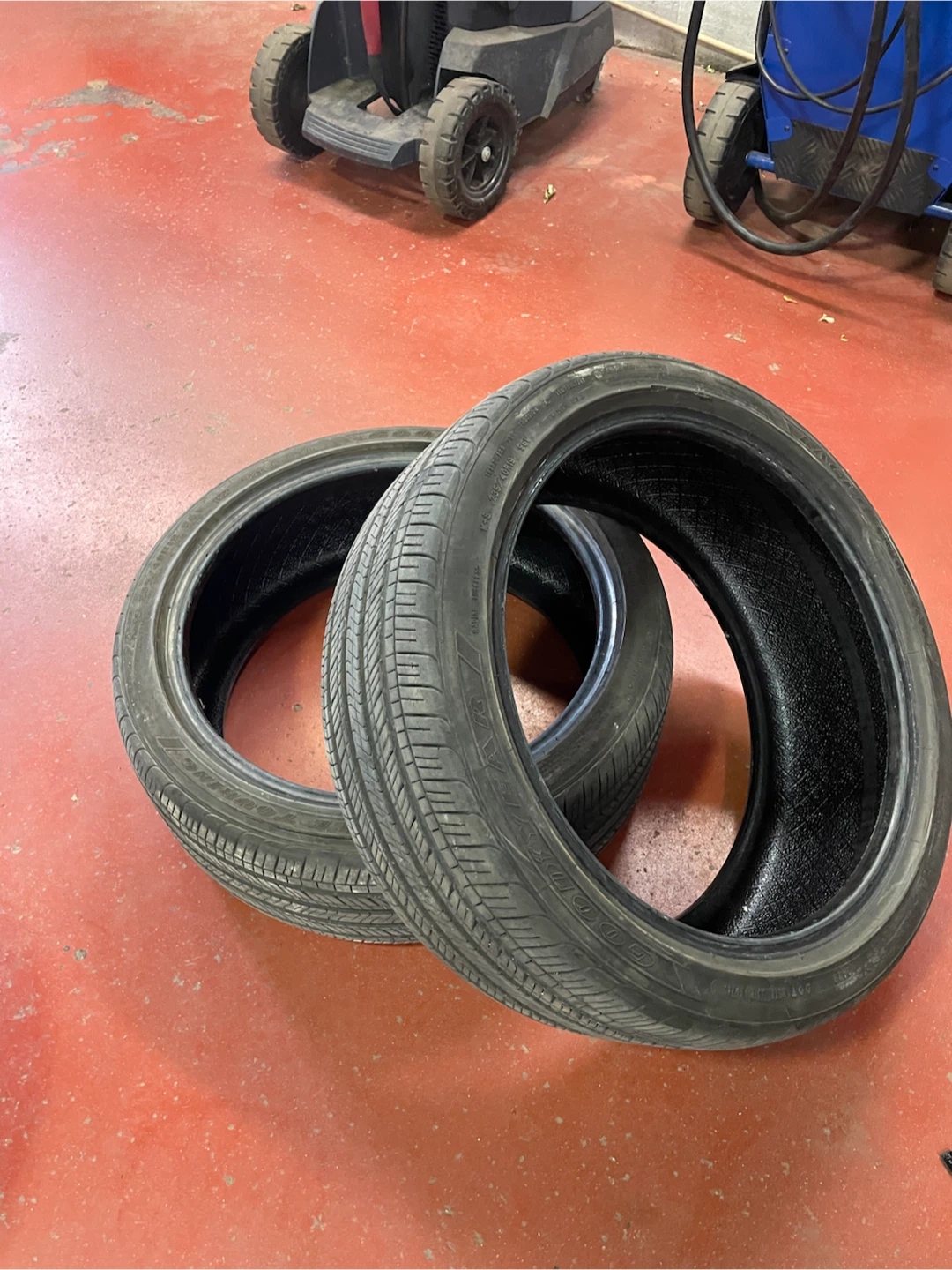 goodyear eagle touring tires x2