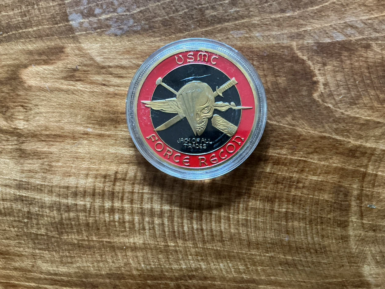 USMC Force Recon Jack Of All Trades Challenge Coin