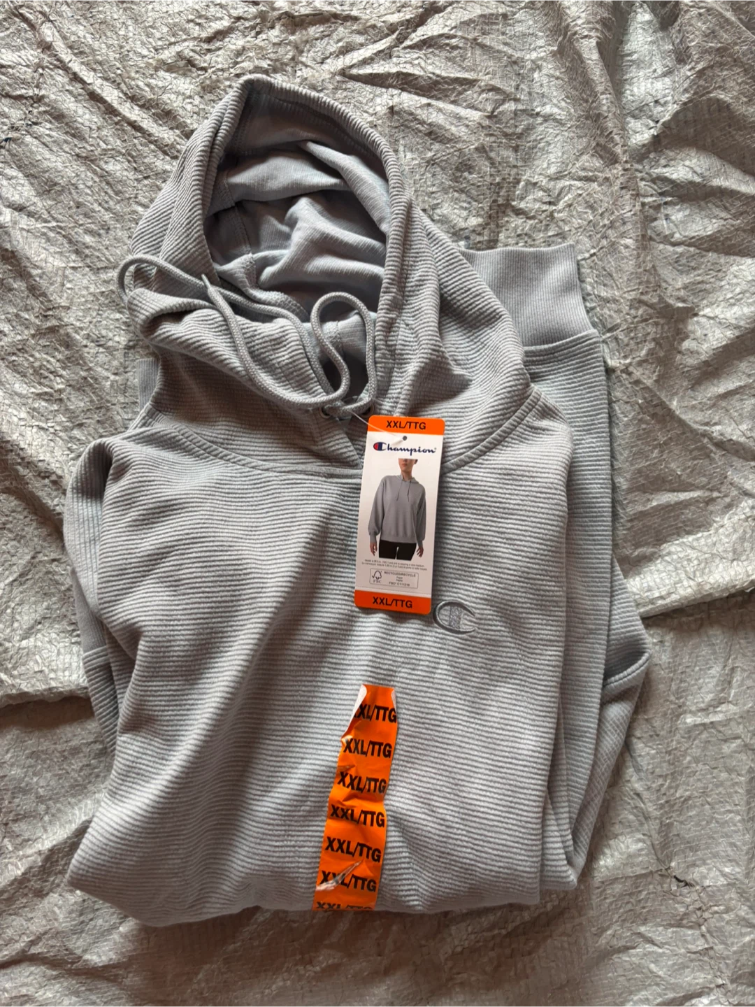 Ladies Champion Grey Hoodie XXL