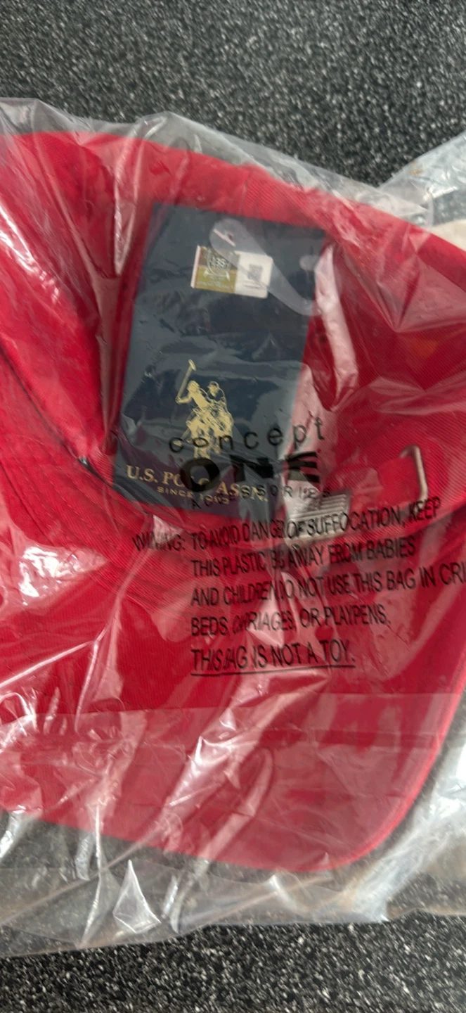 U.S. Polo Assn. Red Baseball Cap