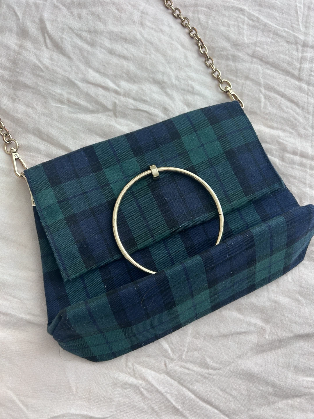 New Look Tartan Crossbody Bag