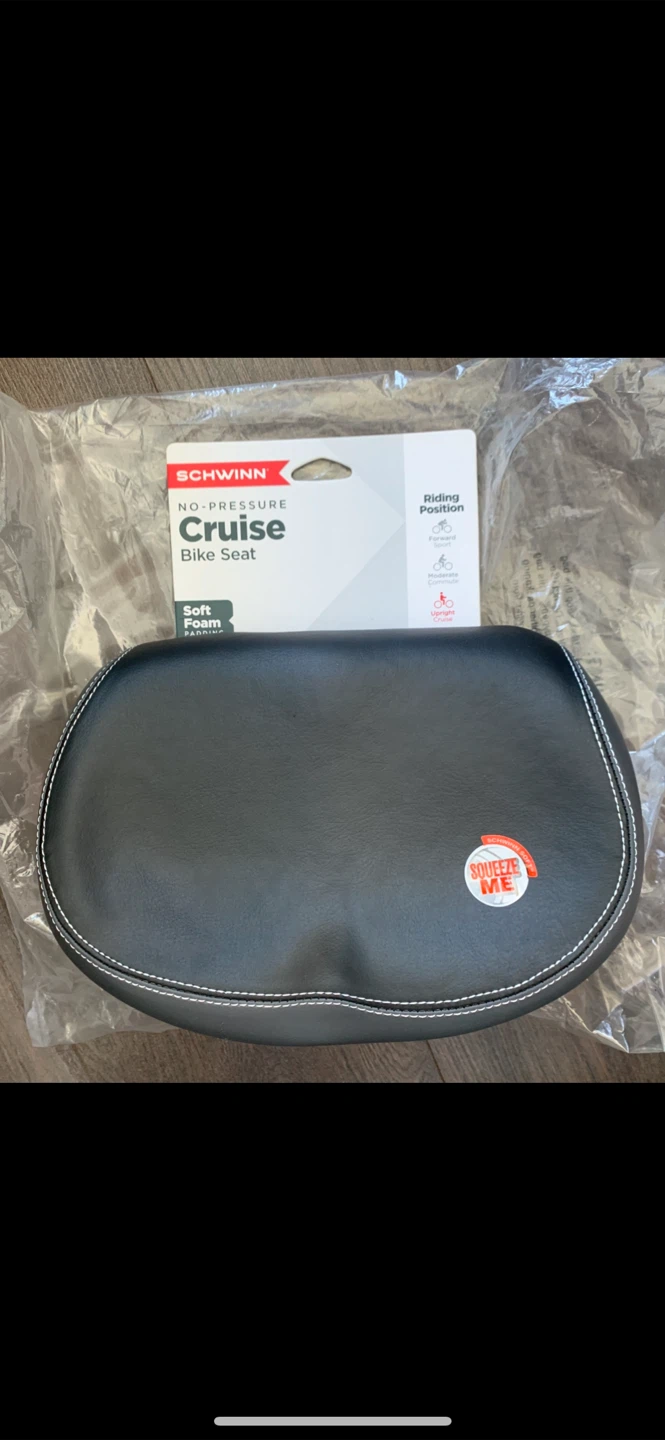 ❗️BRAND NEW! “Schwinn” No-Pressure Cruise Bike Seat