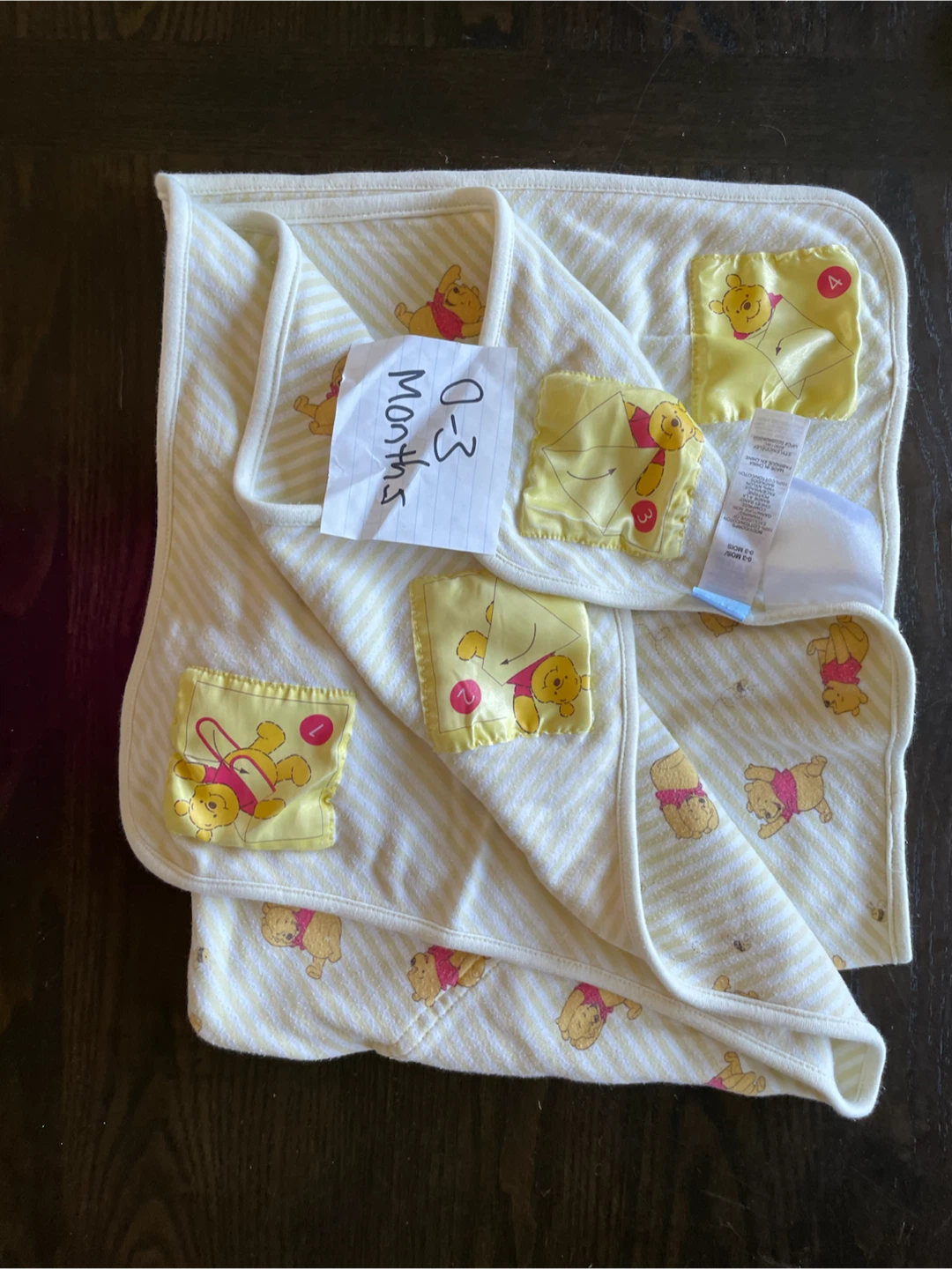 Winnie the Pooh 0-3 month wrap