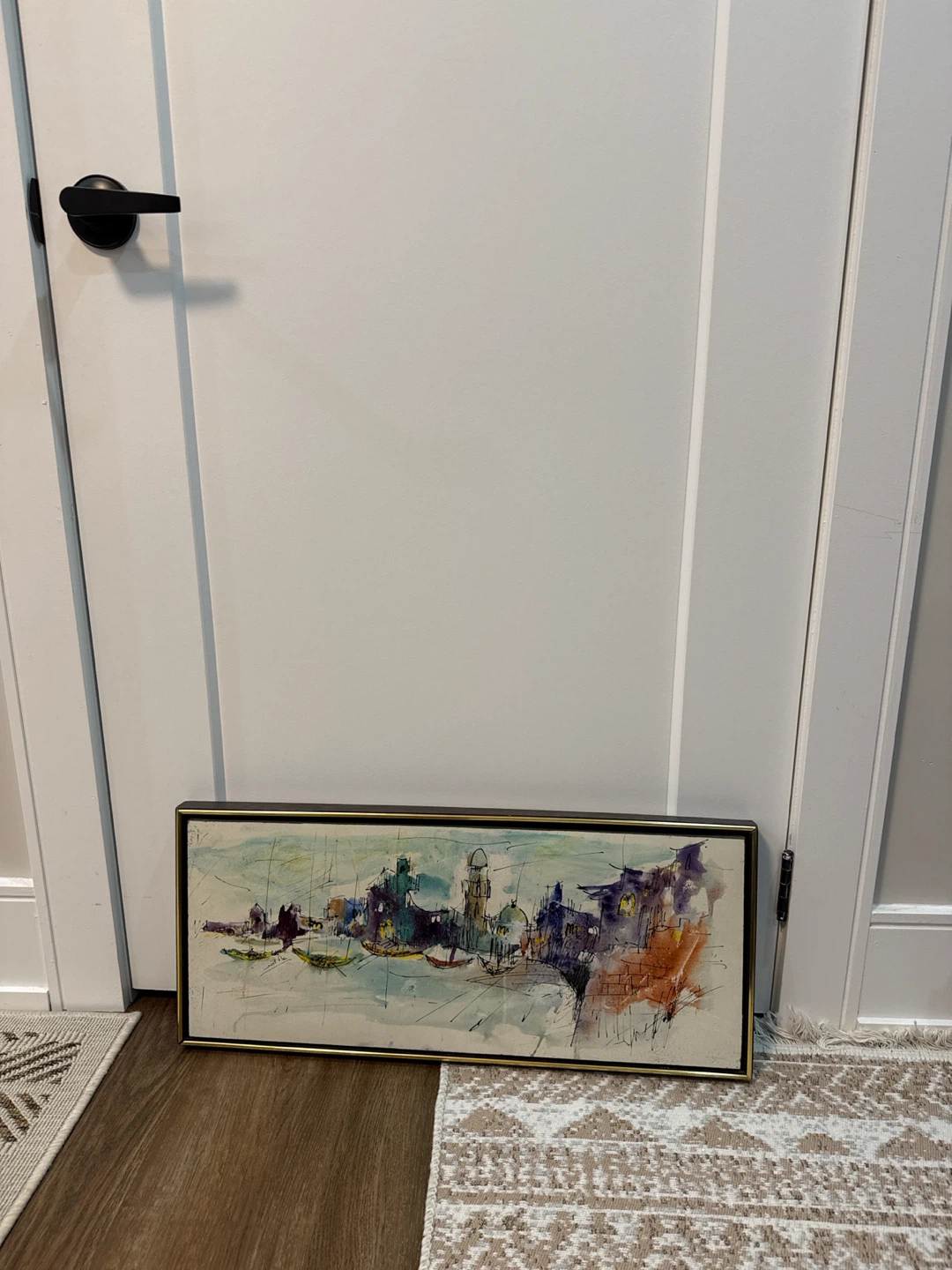 Framed Watercolour Painting - photo 2