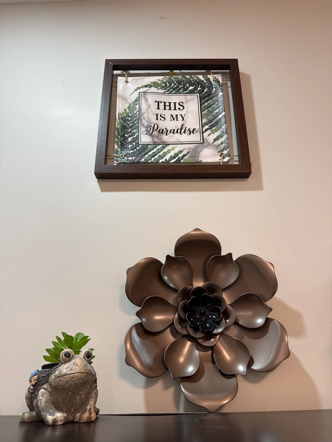 Wall art and planter