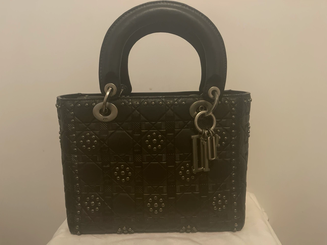Rare 2017 Dior Studded Flower Lady Dior
