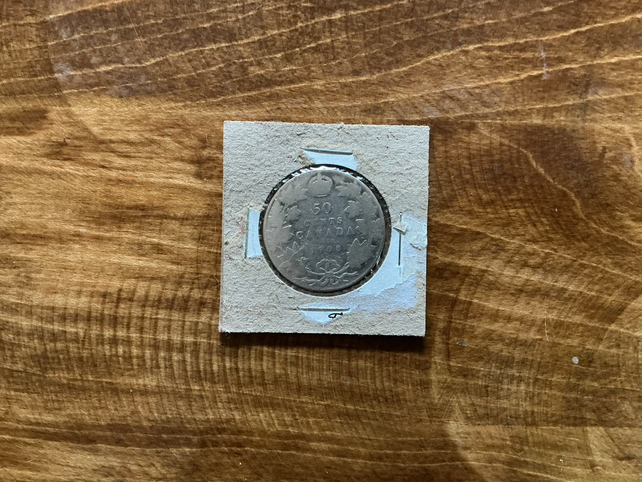 1908 Canada 50 Cents Coin ! - photo 3