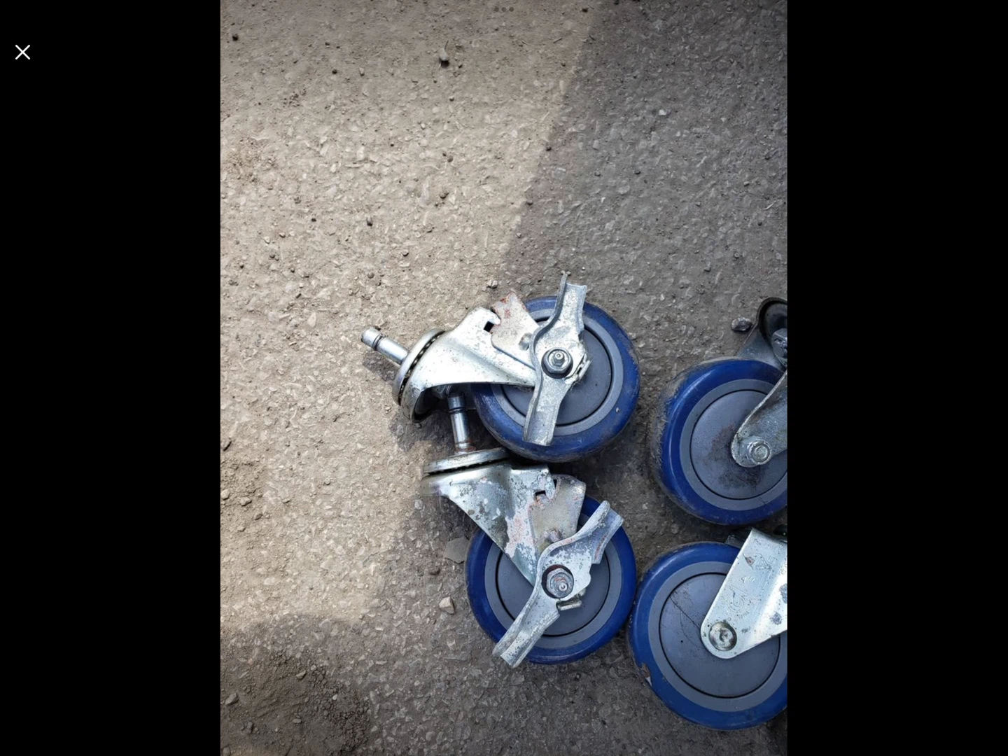 Rubber caster weels - photo 2