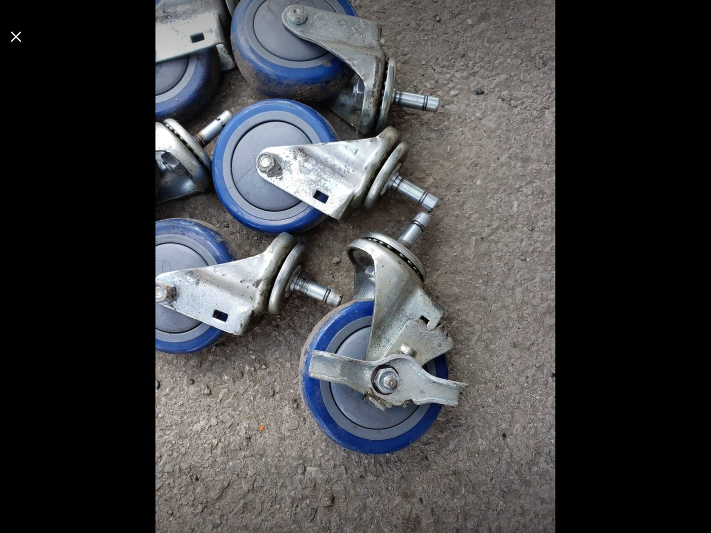Rubber caster weels - photo 3