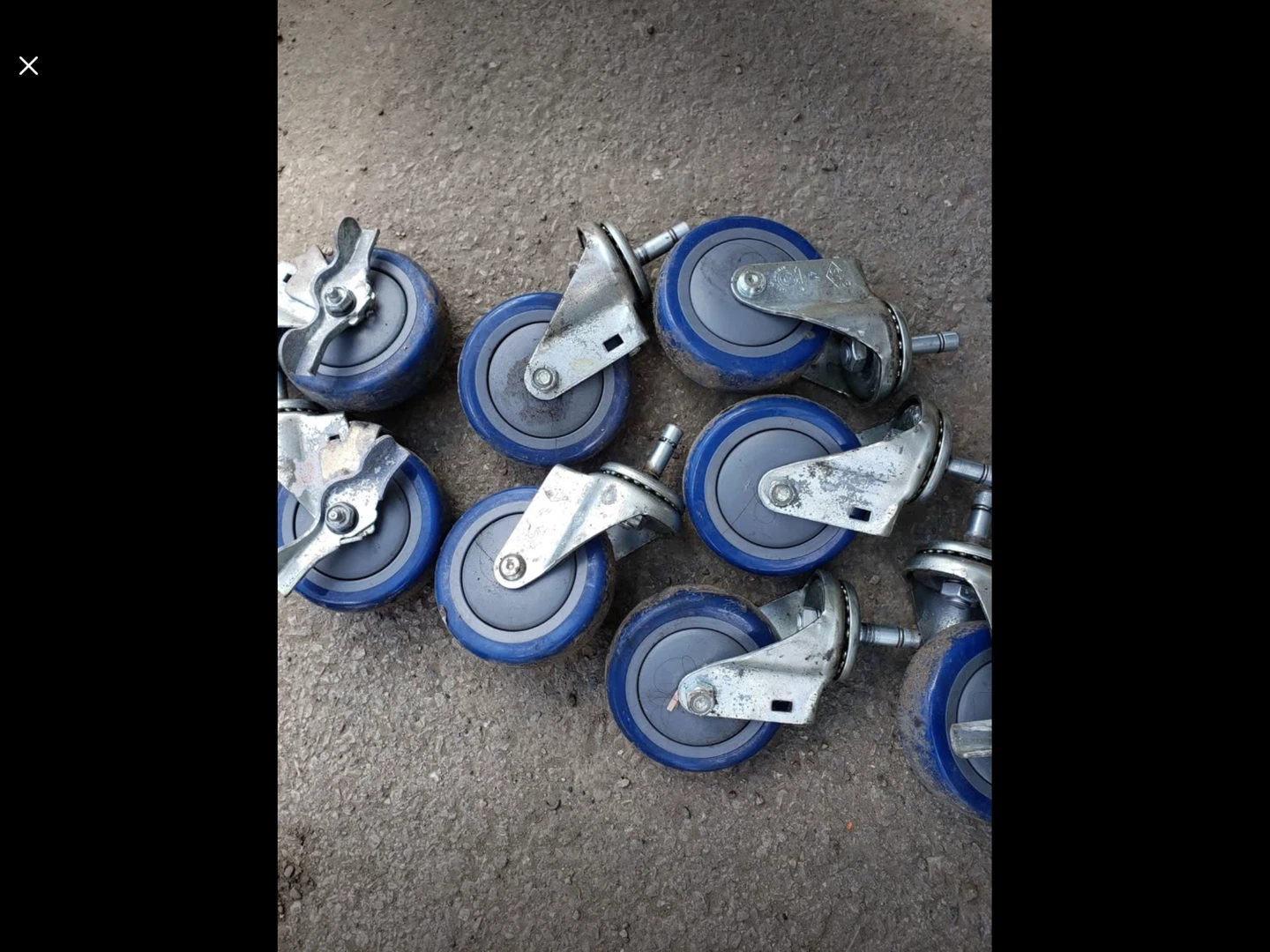 Rubber caster weels - photo 4