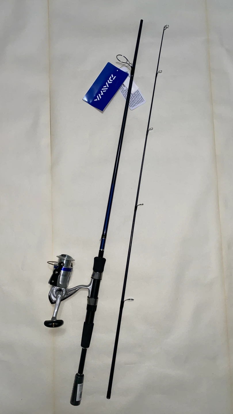 Daiwa Shock Spinning Combo 6’6ft Medium 2-pc & Daiwa 2500 reel
