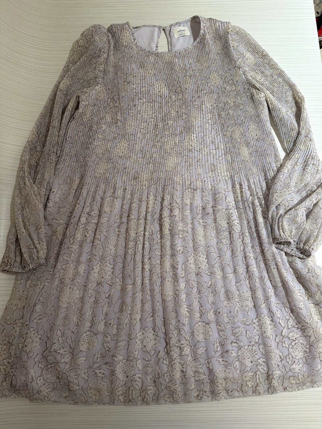 Wilfred Pleated Floral Dress