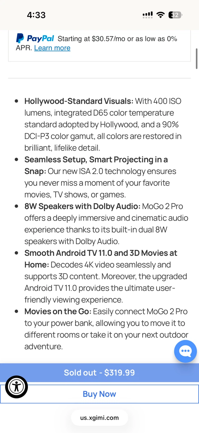 XGIMI MoGo 2 Pro Portable Projector - photo 3
