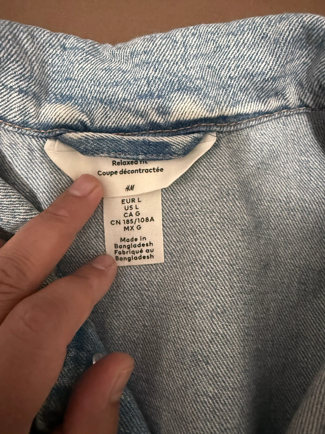 H&M Relaxed Fit Denim Jacket - L - photo 4