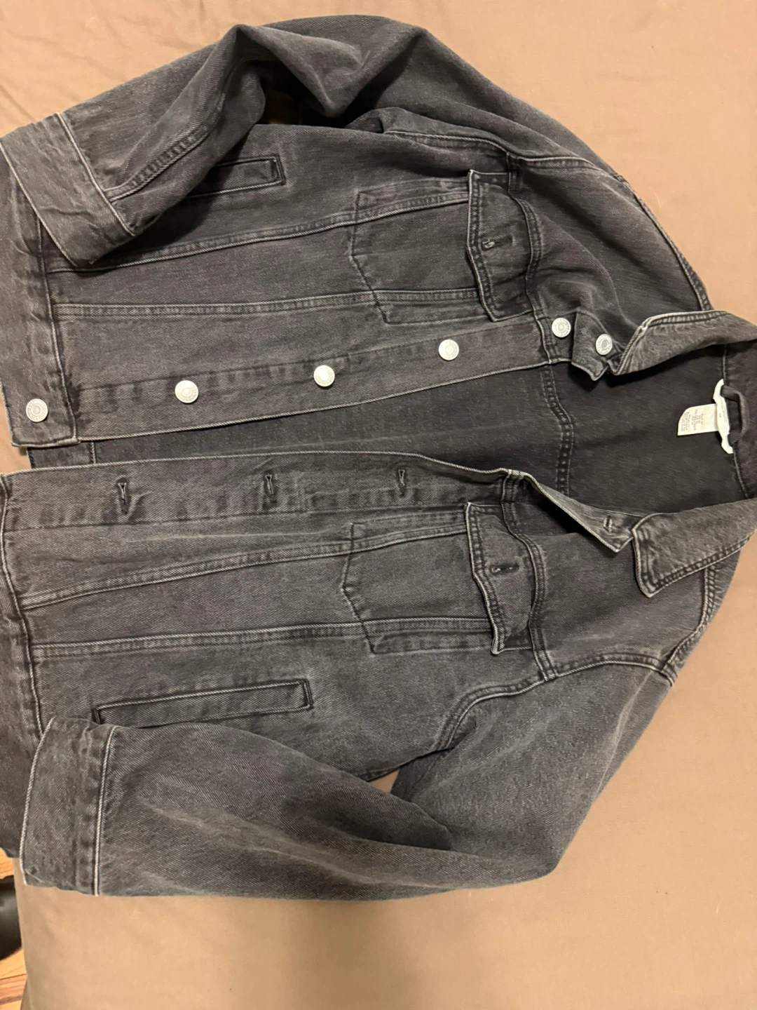 H&M Black Denim Jacket Size M
