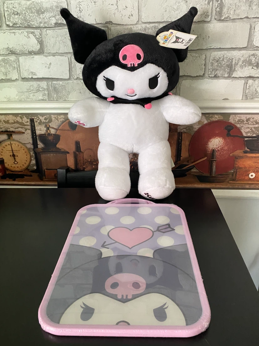 NEW! Build-A-Bear Kuromi Plush Toy and white board with tags!