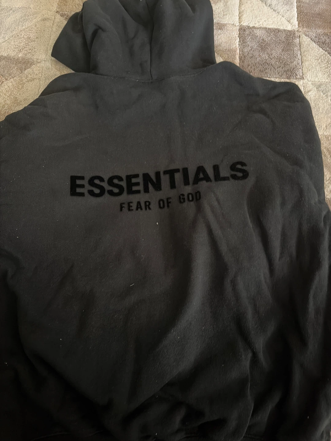 ESSENTIALS Fear of God Hoodie - Black - Size L - photo 4