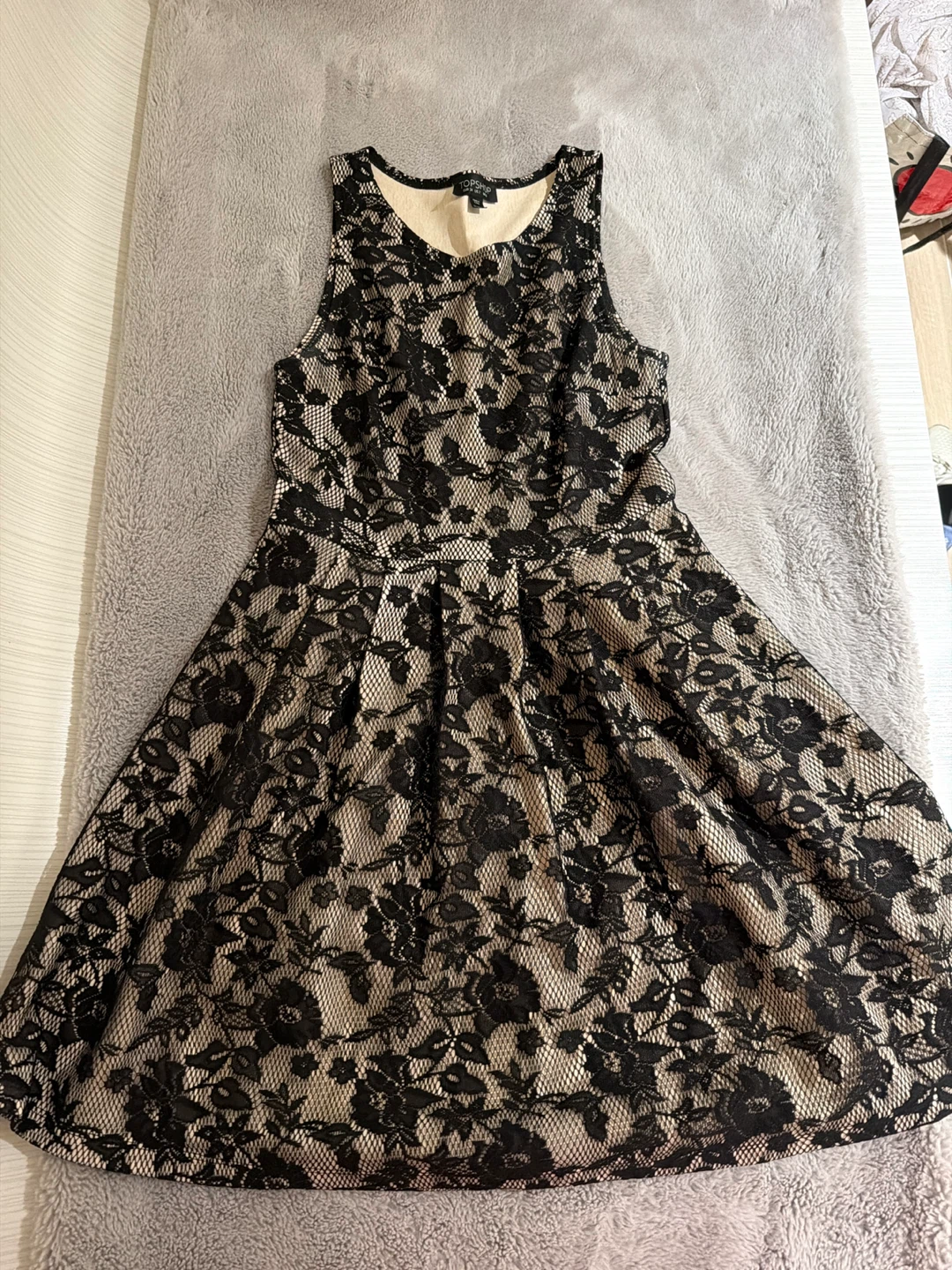 TOPSHOP Black Lace Dress