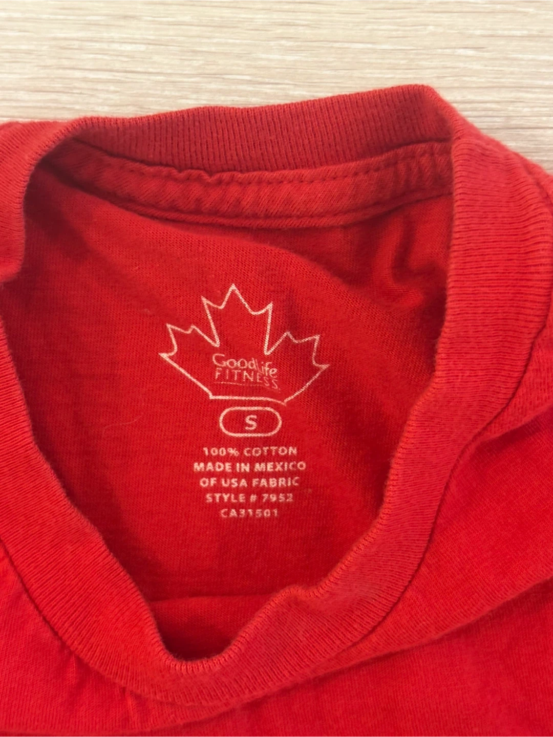 Goodlife Fitness T-Shirt - Red - photo 3