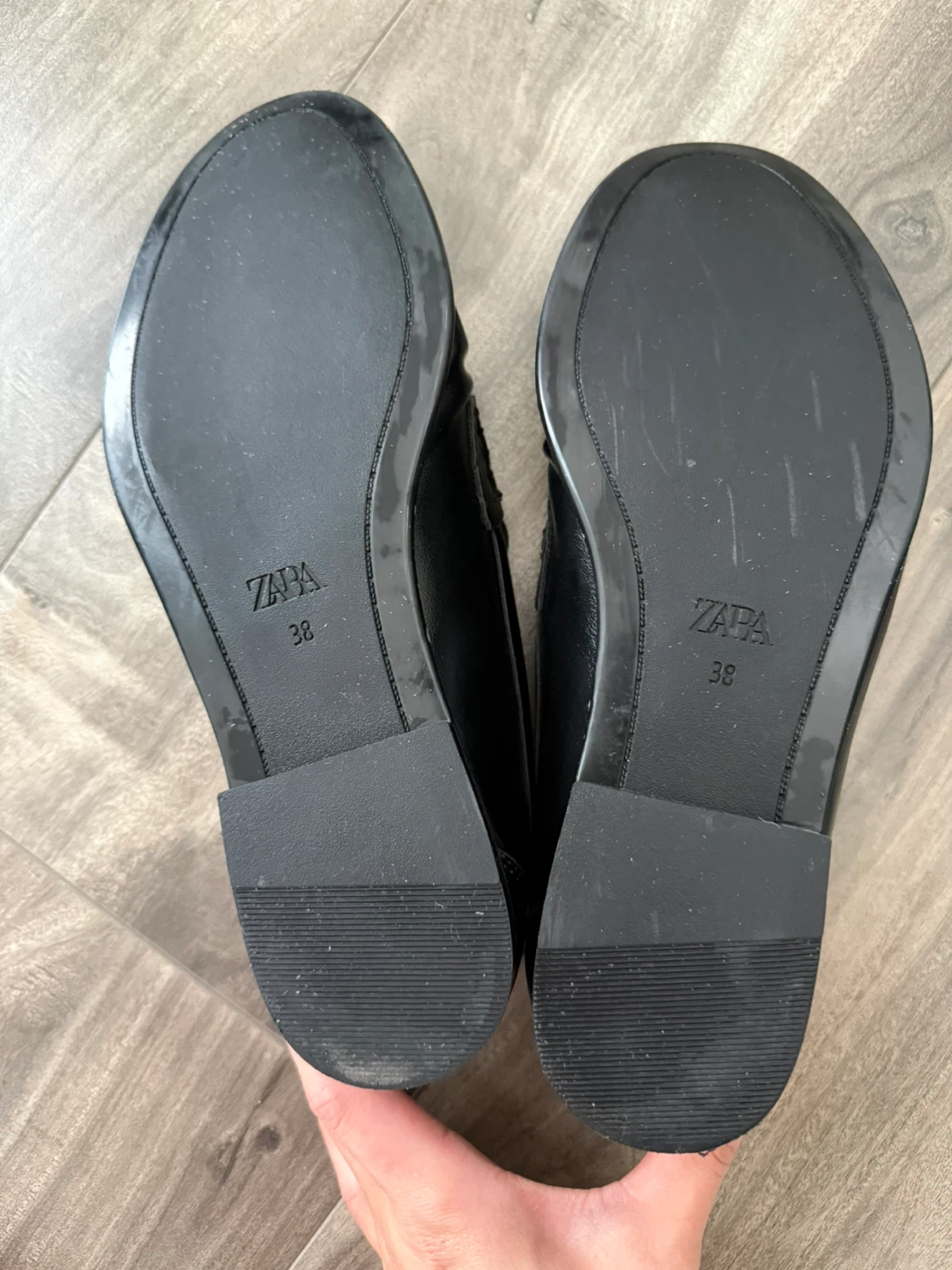 ZARA Women Black Loafers size 7.5 - photo 3