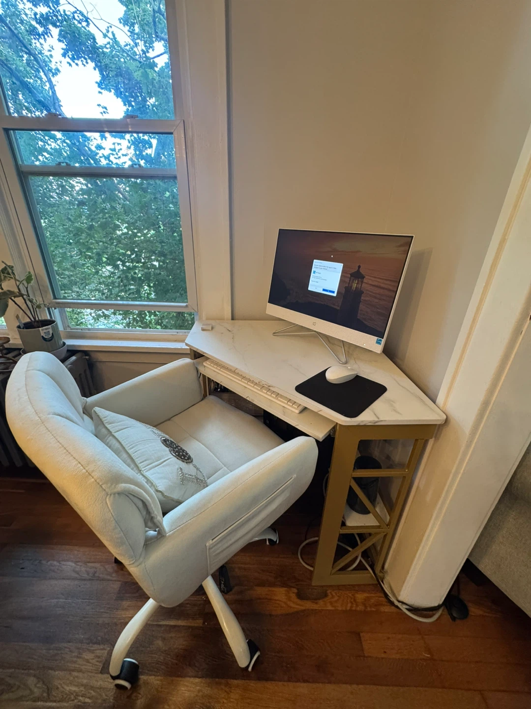 Beige Office Chair - photo 2